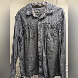 Men's Converse Grey Bottom Down Long Sleeve